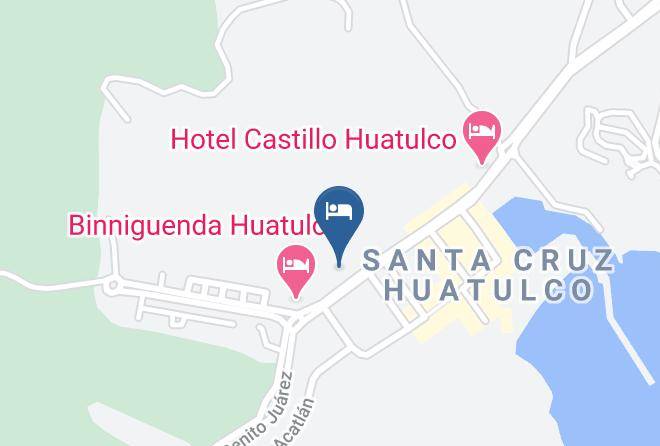 Santa Maria Huatulco - Hotel Santa Cruz Huatulco Maps