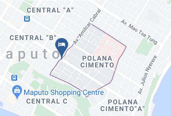 Maputo - Hotel Santa Cruz Maps