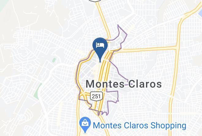 Montes Claros - Hotel Santa Cruz Maps
