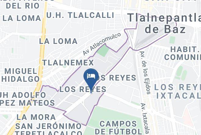 Tlalnepantla De Baz - Hotel Santa Cruz Maps
