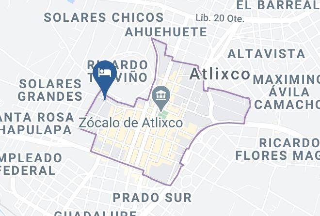 Atlixco - Hotel Santa Elena Maps
