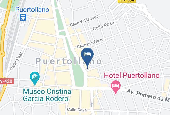Ciudad Real - Hotel Santa Eulalia Maps