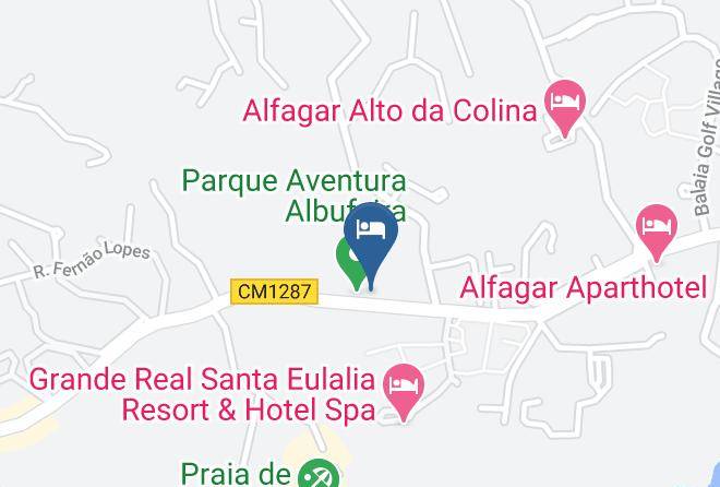 Albufeira - Hotel Santa Eulalia Praia Maps