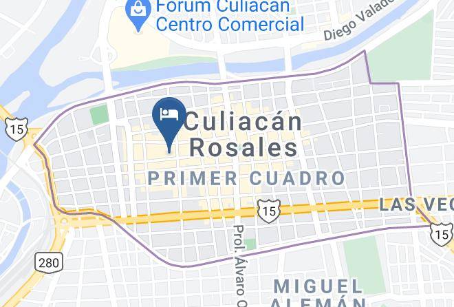 Culiacan - Hotel Santa Fe Express Maps