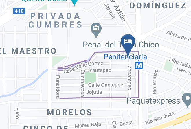 Monterrey - Hotel Santa Fe Maps