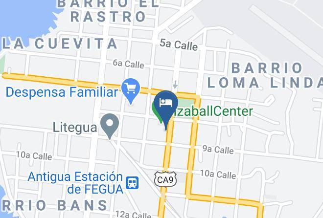 Puerto Barrios - Hotel Santa Fe Maps