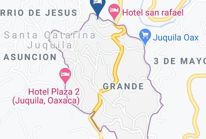 Santa Catarina Juquila - Hotel Santa Fe Maps