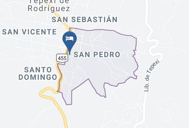 Tepexi De Rodriguez - Hotel Santa Fe Maps
