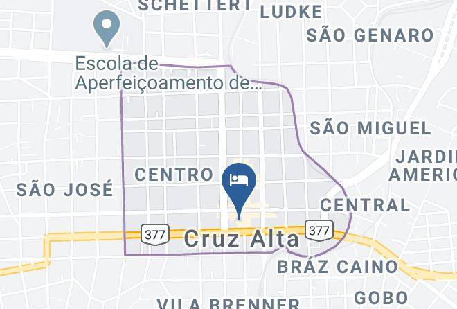 Cruz Alta - Hotel Santa Helena Maps
