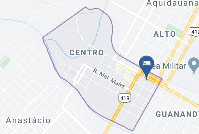 Aquidauana - Hotel Santa Isabel Maps