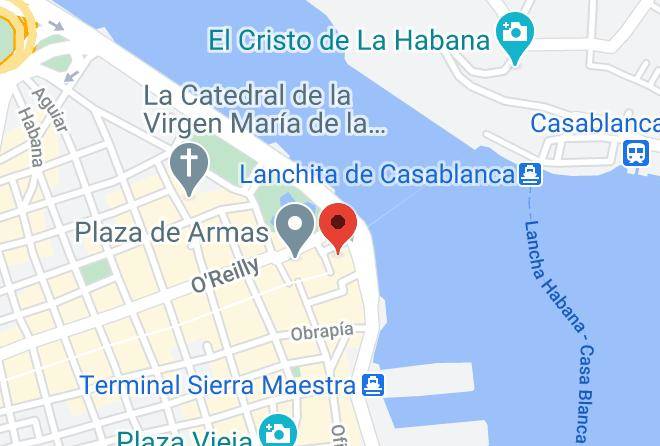 La Habana Vieja - Hotel Santa Isabel Maps