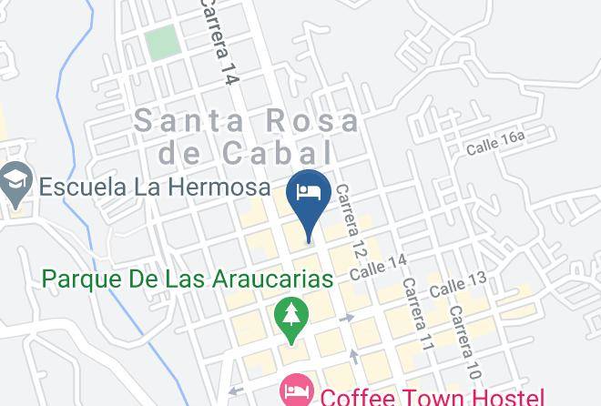 Santa Rosa De Cabal - Hotel Santa Juana Maps