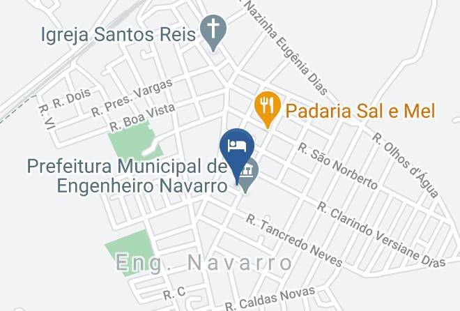 Engenheiro Navarro - Hotel Santa Laura Maps