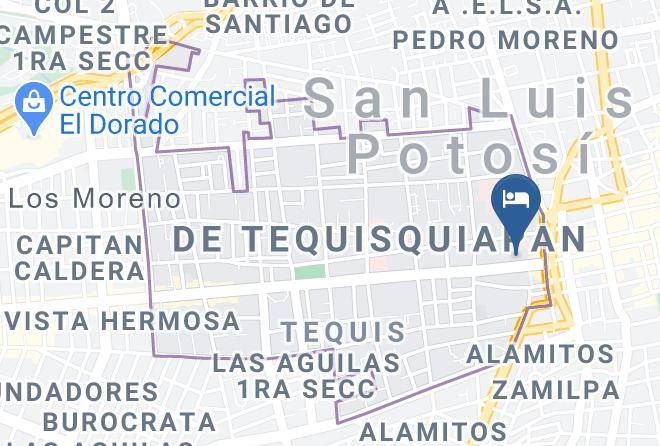 San Luis Potosi De Tequisquiapan - Hotel Santa Lucia Del Bosque Maps