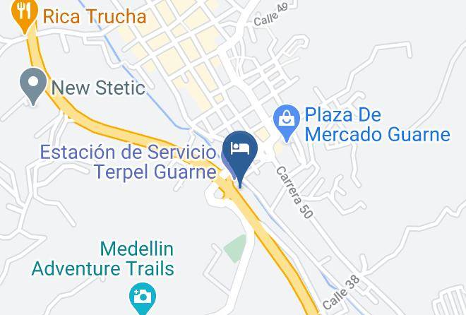 Guarne - Hotel Santa Lucia Maps