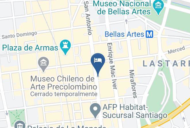 Santiago - Hotel Santa Lucia Maps
