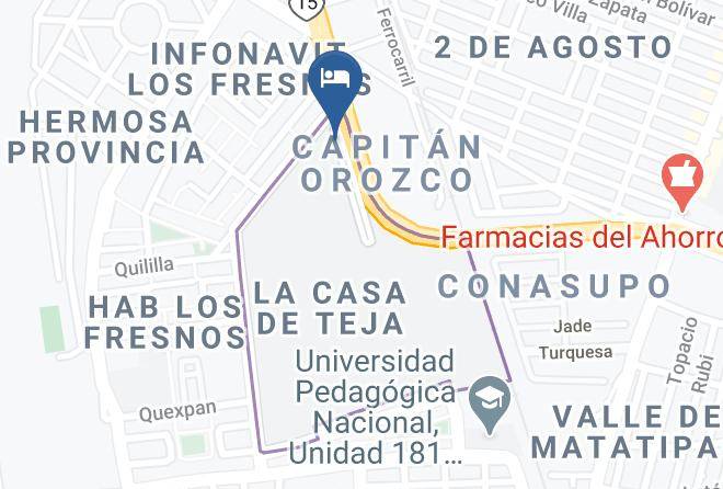 Tepic - Hotel Santa Lucia Maps