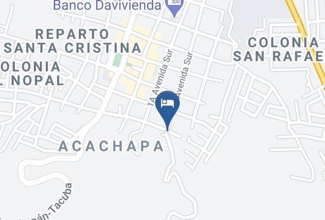 Ahuachapan - Hotel Santa Maria Maps