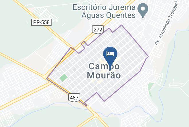 Campo Mourao - Hotel Santa Maria Maps