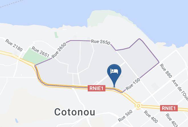 Cotonou - Hotel Santa Maria Maps