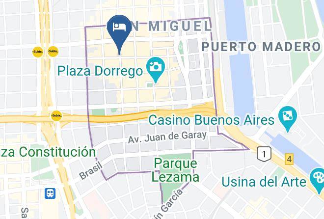 Buenos Aires - Hotel Santa Maria De La Salud Maps