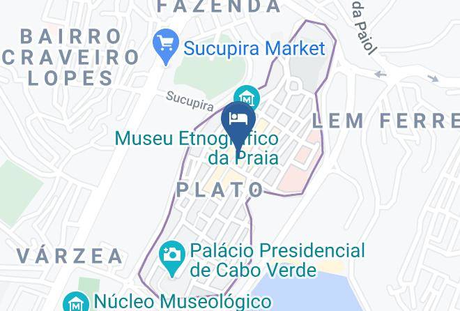 Praia - Hotel Santa Maria Maps