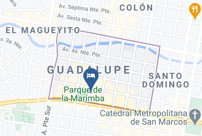 Tuxtla Gutierrez - Hotel Santa Maria Maps