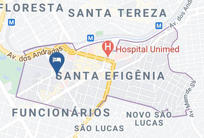 Belo Horizonte - Hotel Santa Marlene Maps