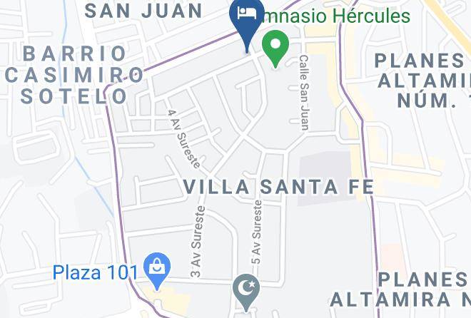 Managua - Hotel Santa Martha Maps