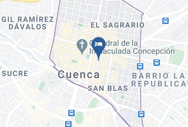 Cuenca - Hotel Santa Monica Maps
