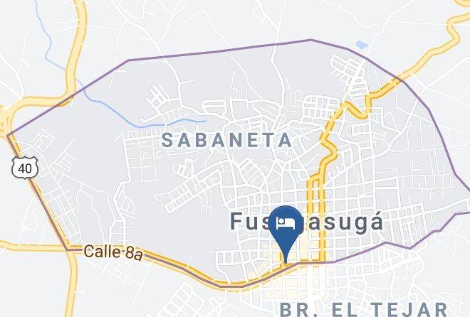 Fusagasuga - Hotel Santa Monica Fusagasuga Maps