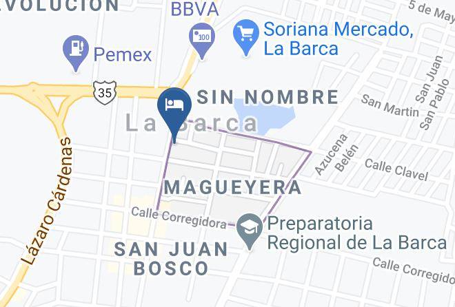 La Barca Municipality - Hotel Santa Monica Maps