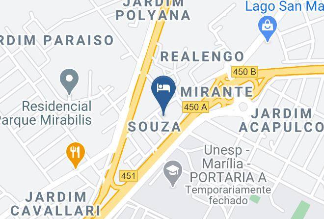 Marilia - Hotel Santa Monica Maps