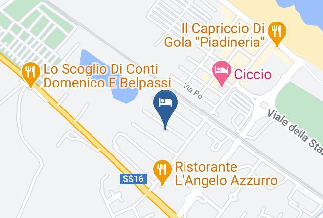 Rimini - Hotel Santamonica Maps