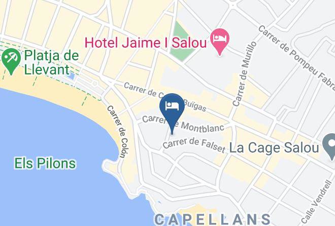 Tarragona - Hotel Santa Monica Playa Maps