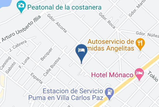 Santa Maria Department - Hotel Santa Monica Maps