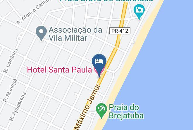 Guaratuba - Hotel Santa Paula Maps