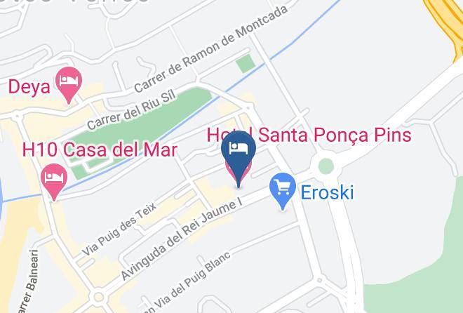 Baleares - Hotel Santa Ponca Pins Maps