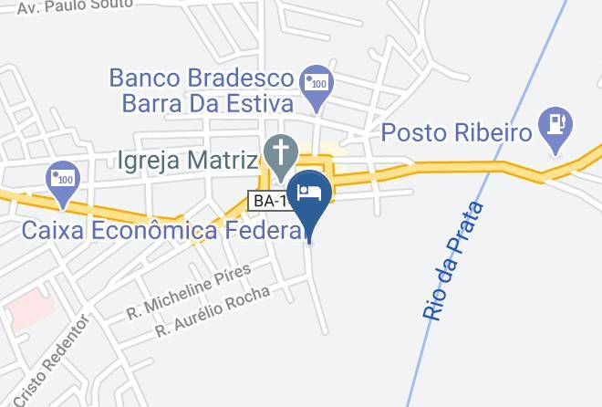 Barra Da Estiva - Hotel Santa Rita Maps