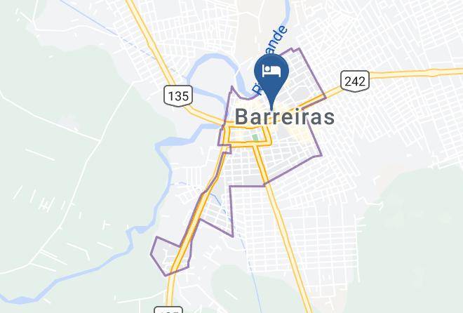 Barreiras - Hotel Santa Rita Maps