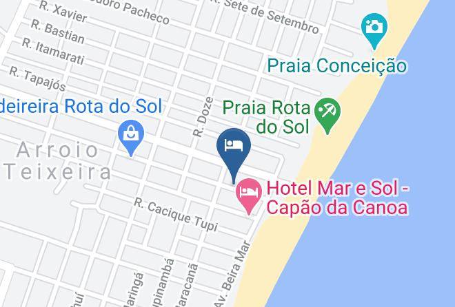 Capao Da Canoa - Hotel Santa Rita Maps