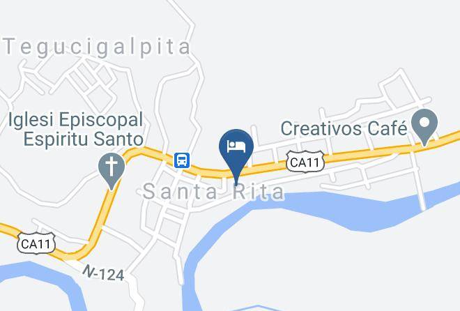 Santa Rita - Hotel Santa Rita Copan Maps