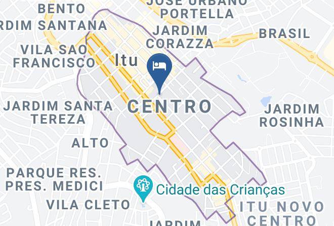Itu - Hotel Santa Rita Maps