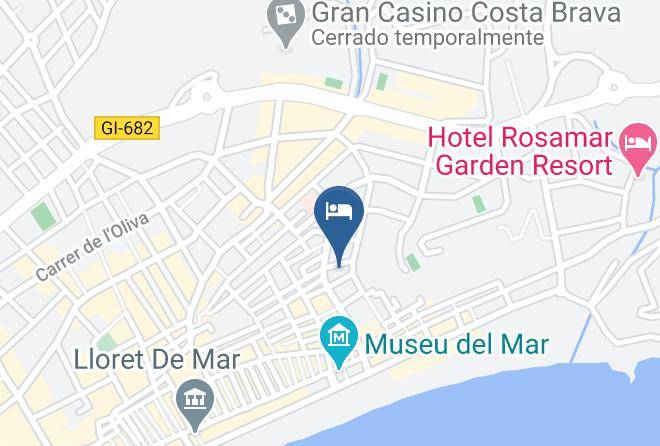 Girona - Hotel Santa Rosa Maps