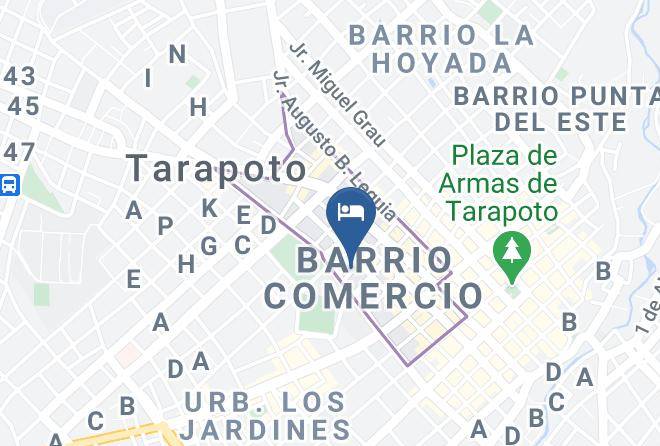Tarapoto - Hotel Santa Rosa Maps