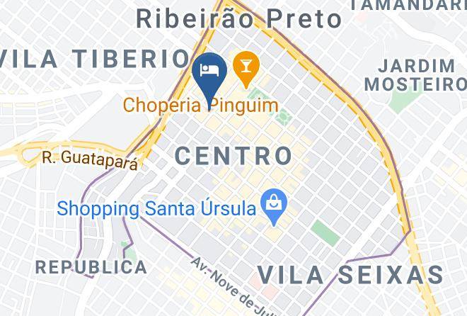 Ribeirao Preto - Hotel Santa Sara Maps