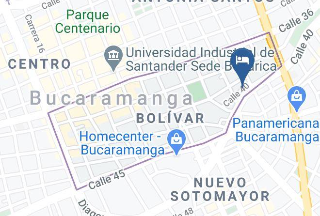 Bucaramanga - Hotel Santa Sofia Bucaramanga Maps
