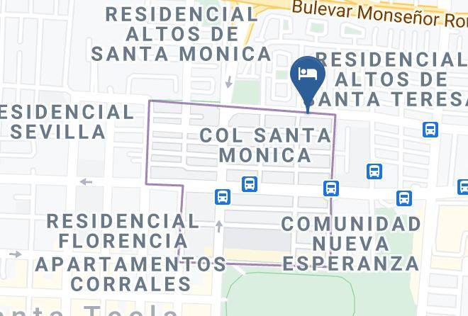 Nueva San Salvador - Hotel Santa Tecla Maps