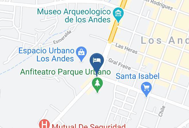 Los Andes Province - Hotel Santa Teresa Maps