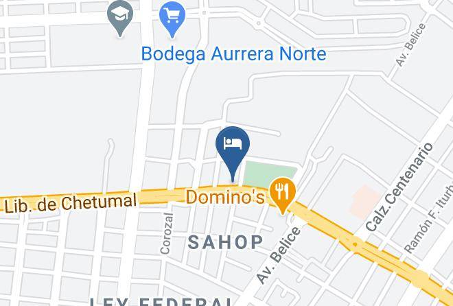 Othon P Blanco - Hotel Santa Teresa Maps